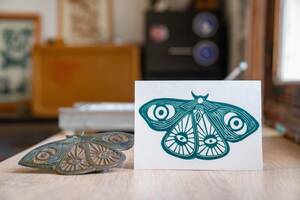 Atelier linogravure avec Laura Samé