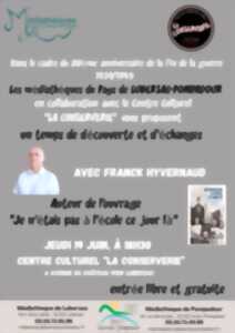 Temps de découverte et d'échanges avec Frank Hyvernaud