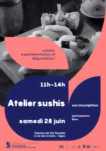 photo Atelier sushis